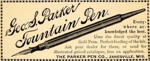 Parker Pen Ad